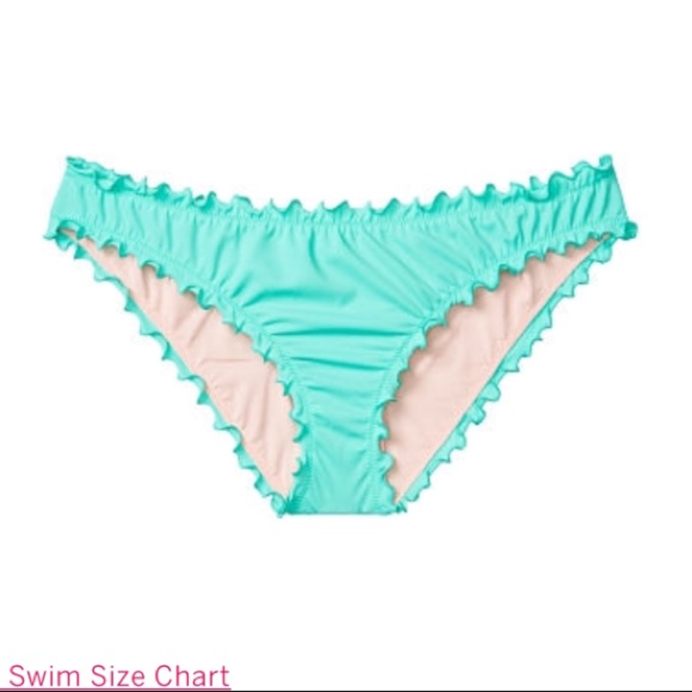 Victoria’s Secret Ruffle&Ruched Bikini Bottoms